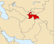 Месторасположение Таджикистана